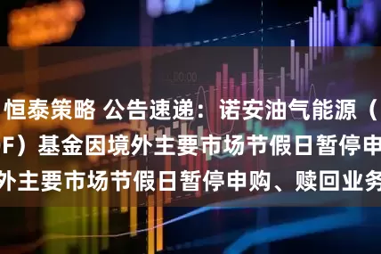 恒泰策略 公告速递：诺安油气能源（QDII-FOF-LOF）基金因境外主要市场节假日暂停申购、赎回业务
